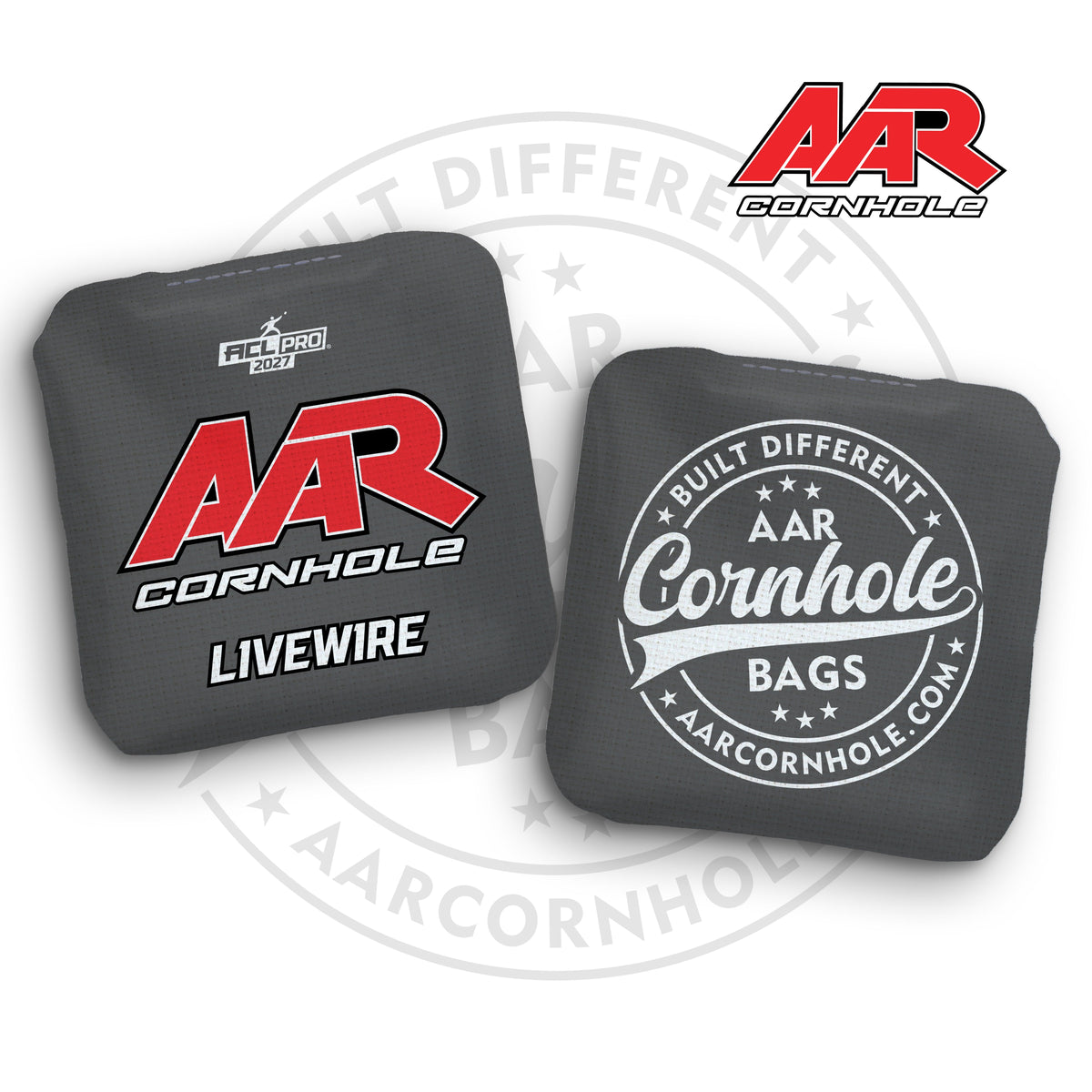 2027 AAR Livewire Cornhole Bags - Solid Edition - ACL Pro Stamped - SET OF 4