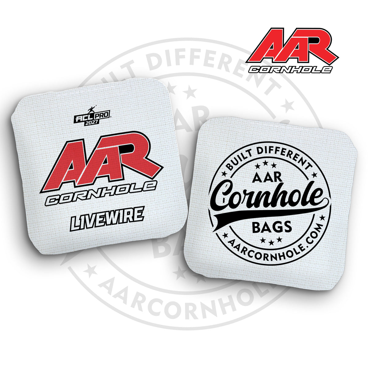 2027 AAR Livewire Cornhole Bags - Solid Edition - ACL Pro Stamped - SET OF 4