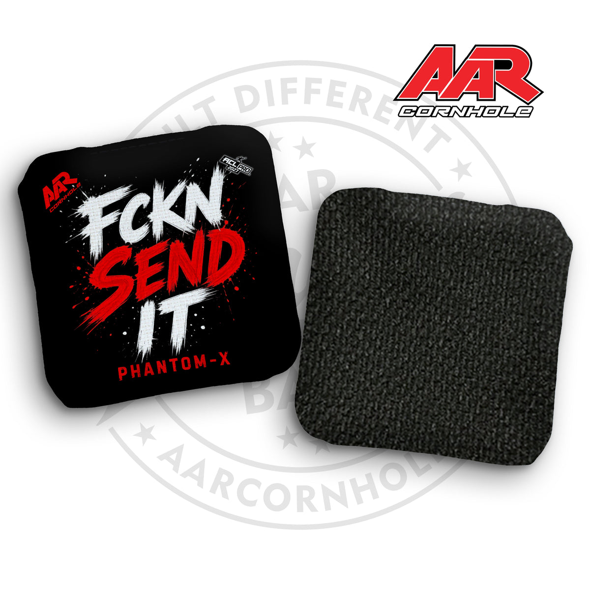 2027 AAR Phantom-X Cornhole Bags - FCKN SEND IT Edition - ACL Pro Stamped - SET OF 4