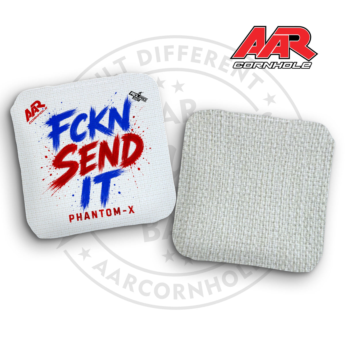 2027 AAR Phantom-X Cornhole Bags - FCKN SEND IT Edition - ACL Pro Stamped - SET OF 4