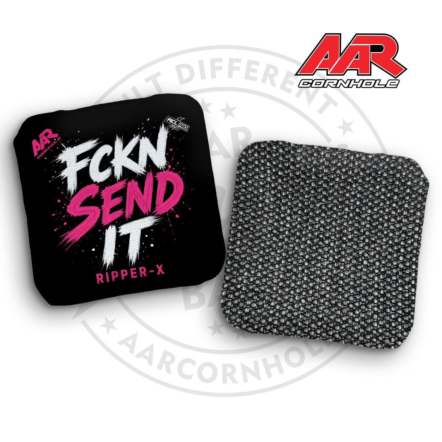 2027 AAR Ripper-X Cornhole Bags - FCKN SEND IT Edition - ACL Pro Stamped - SET OF 4