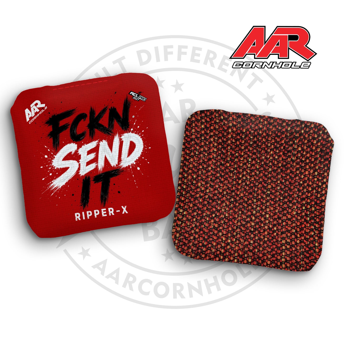 2027 AAR Ripper-X Cornhole Bags - FCKN SEND IT Edition - ACL Pro Stamped - SET OF 4