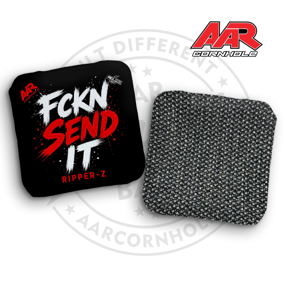 2027 AAR Ripper-Z Cornhole Bags - FCKN SEND IT Edition - ACL Pro Stamped - SET OF 4