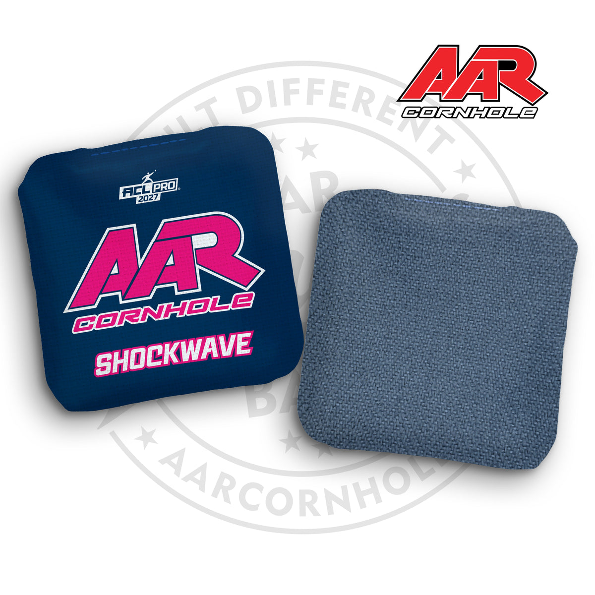 2027 AAR Shockwave Cornhole Bags - Solid Edition - ACL Pro Stamped - SET OF 4