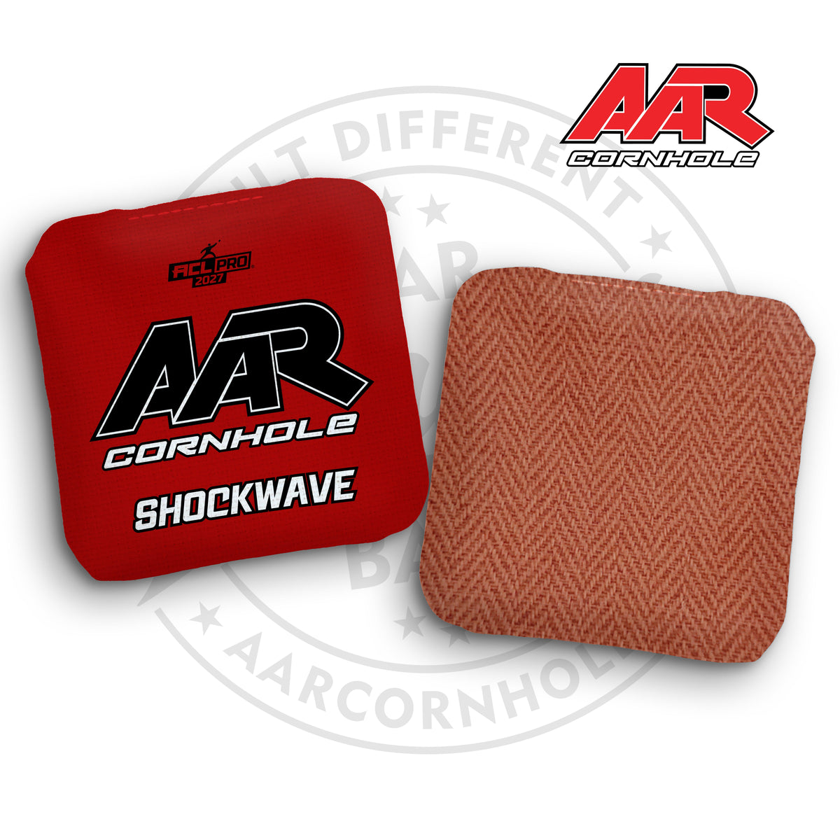 2027 AAR Shockwave Cornhole Bags - Solid Edition - ACL Pro Stamped - SET OF 4