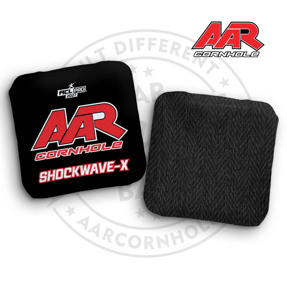 2027 AAR Shockwave-X Cornhole Bags - Solid Edition - ACL Pro Stamped - SET OF 4