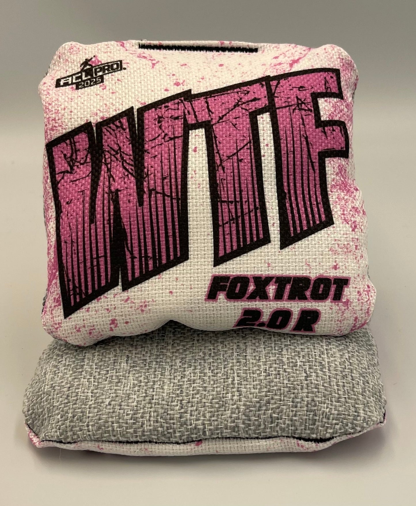 2026 WTF Foxtrot 2.0 Big Logo- ACL Pro Stamped Cornhole Bags - Set of 4 bags