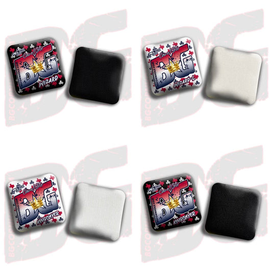 2025 Multiple Bag Models "BG X Dirty Bags Texas Cano/Soto" - ACL Pro Stamped Cornhole Bags - SET OF 4 BAGS