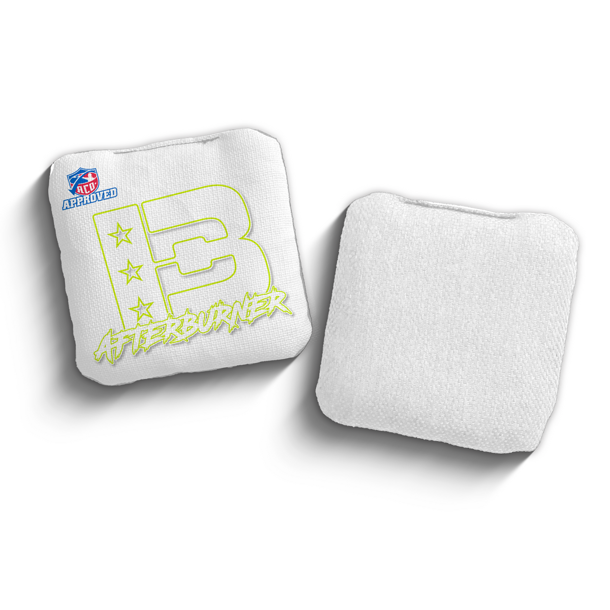2027 Brotherhood Cornhole Afterburner White Outline Edition ACO Stamped Cornhole Bags