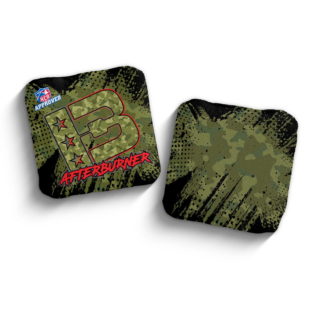 2027 Brotherhood Cornhole Afterburner Camo Edition ACO Stamped Cornhole Bags