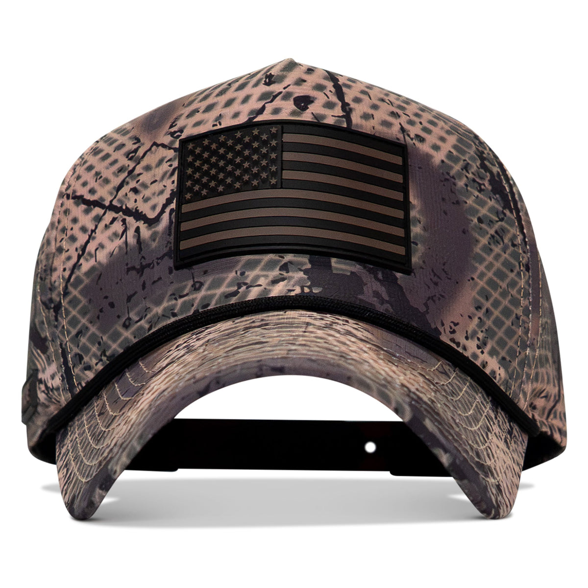 American Flag PVC Patch Waterproof Weekender Snapback