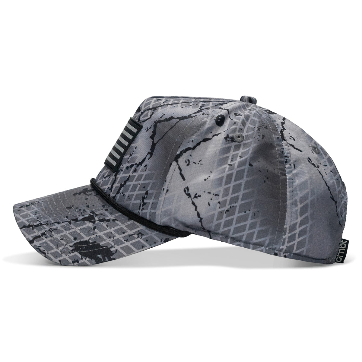 American Flag PVC Patch Waterproof Weekender Snapback