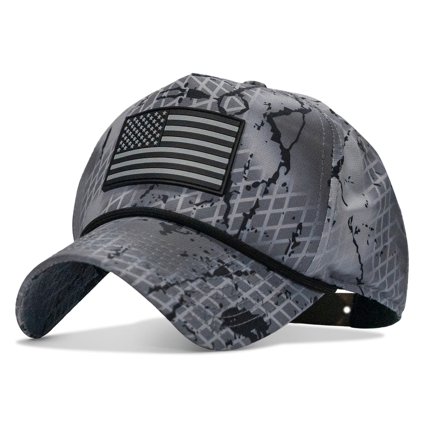 American Flag PVC Patch Waterproof Weekender Snapback