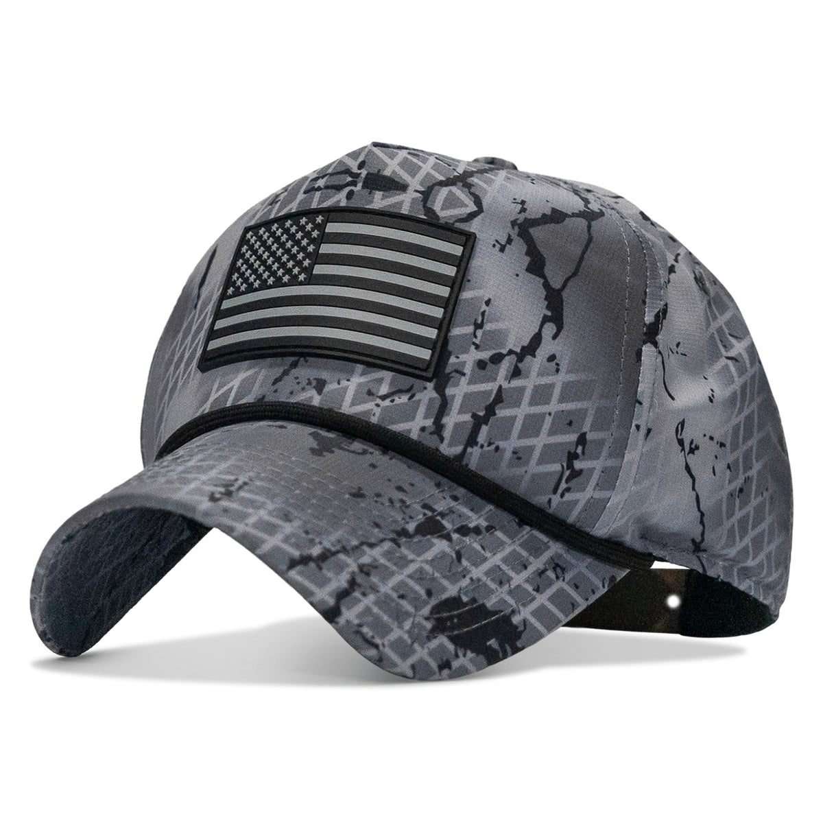 American Flag PVC Patch Waterproof Weekender Snapback