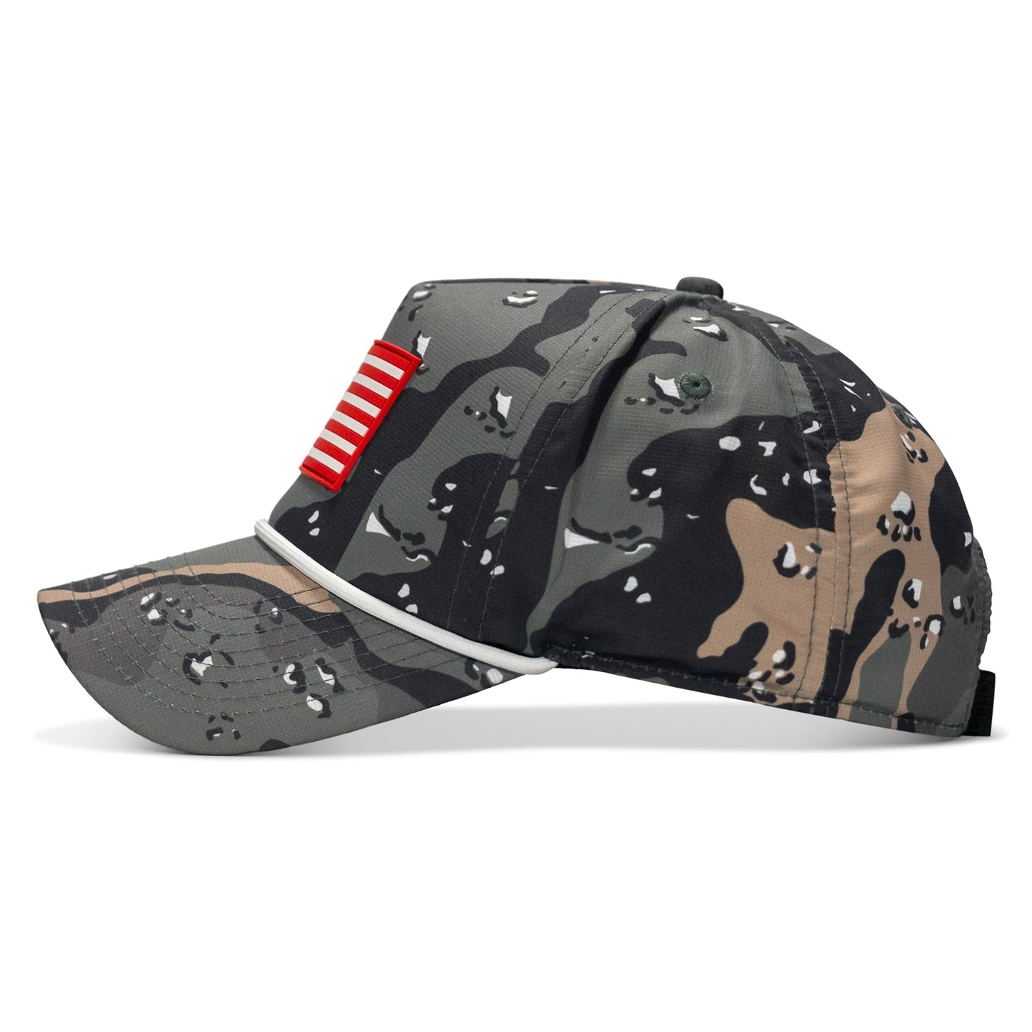 American Flag PVC Patch Waterproof Weekender Snapback
