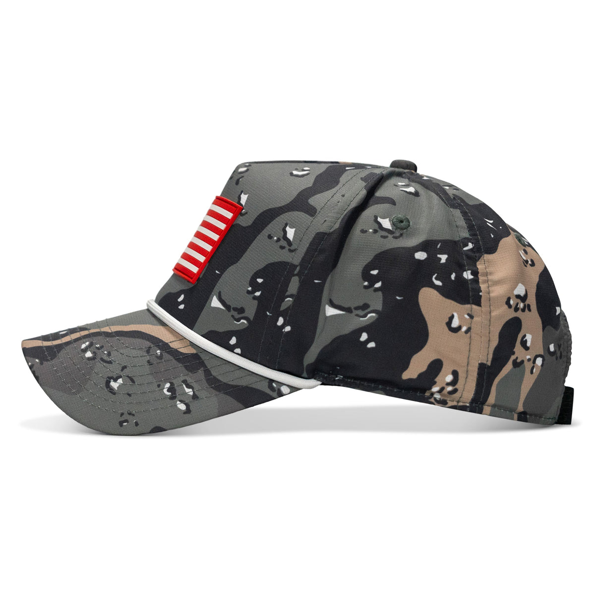 American Flag PVC Patch Waterproof Weekender Snapback