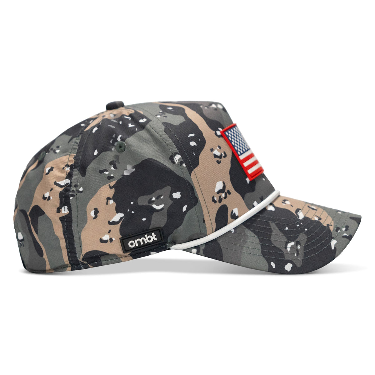 American Flag PVC Patch Waterproof Weekender Snapback