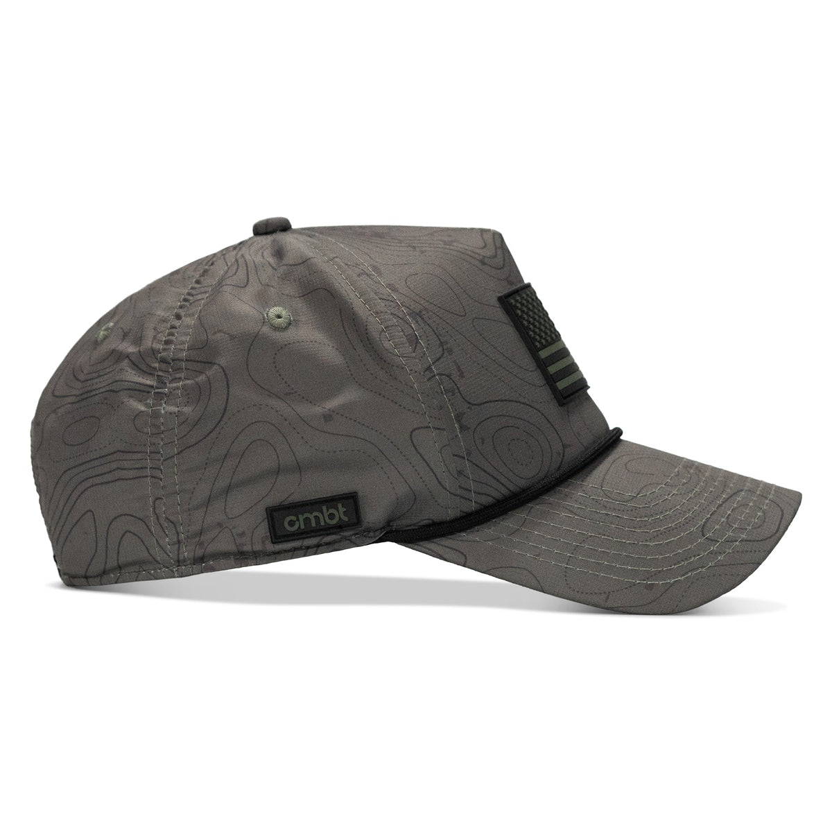 American Flag PVC Patch Waterproof Weekender Snapback