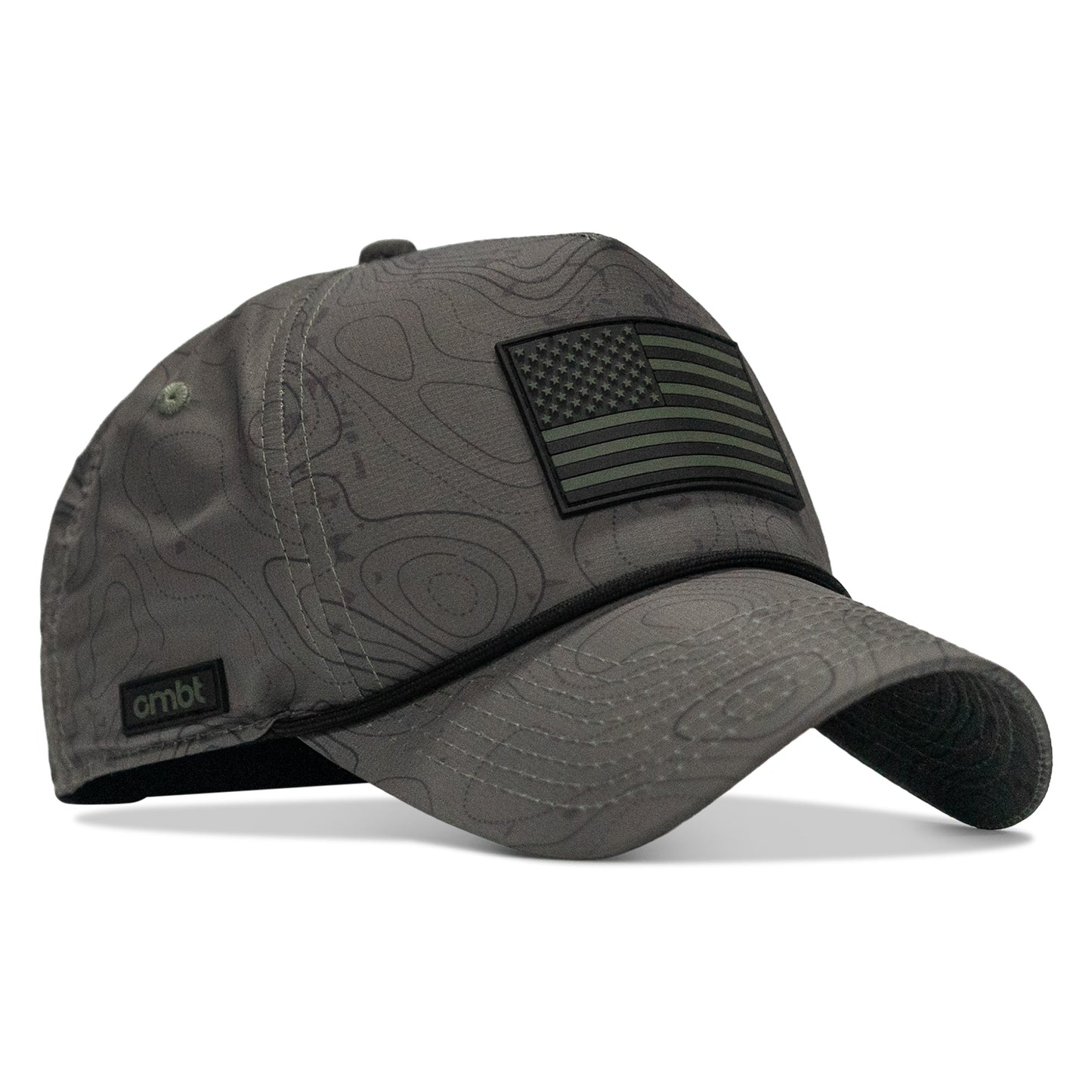 American Flag PVC Patch Waterproof Weekender Snapback