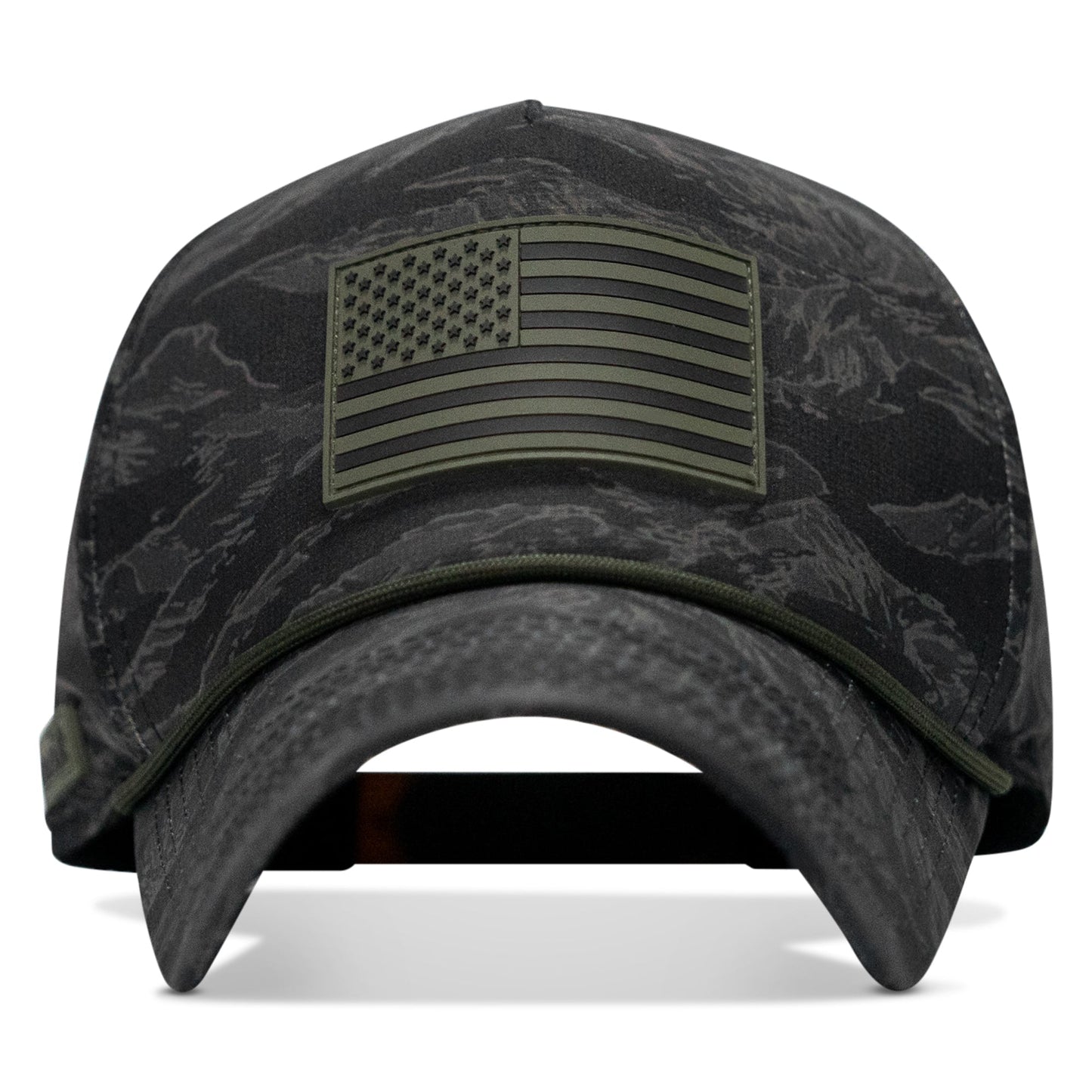 American Flag PVC Patch Waterproof Weekender Snapback