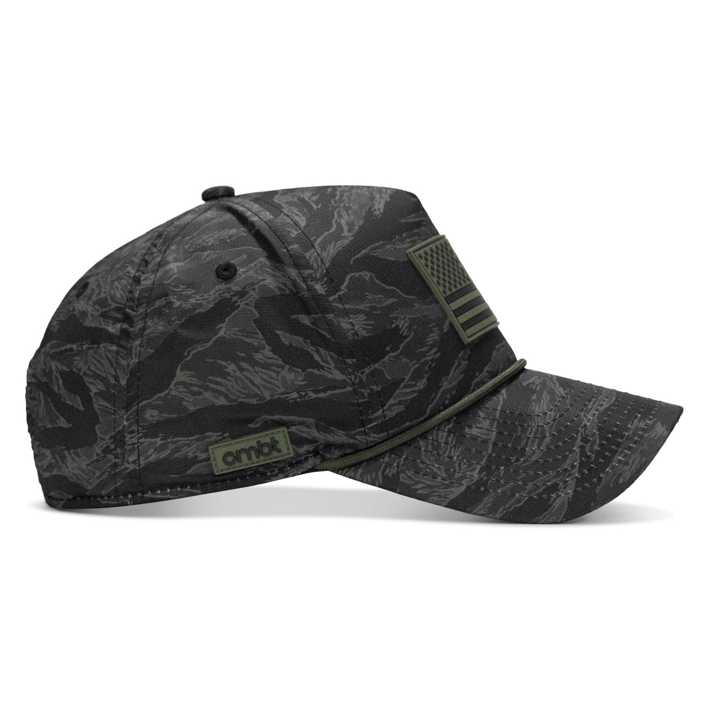 American Flag PVC Patch Waterproof Weekender Snapback