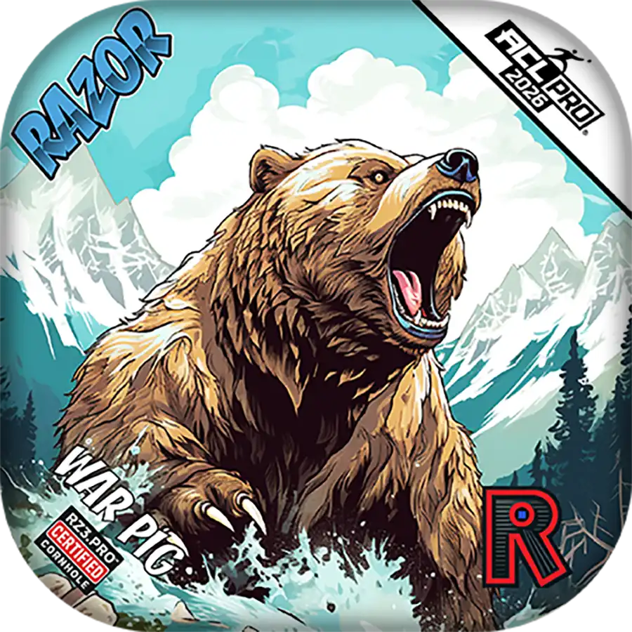 War Pig | Alaskan Grizzly | ACL PRO Razor Cornhole Bags