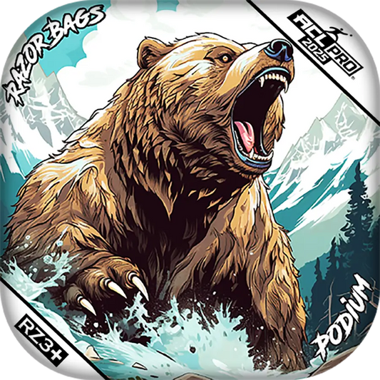 Podium | Alaskan Grizzly | ACL PRO Razor Cornhole Bags