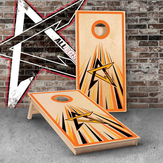 AllCornhole Boards "Orange Directional" - Multiple Series