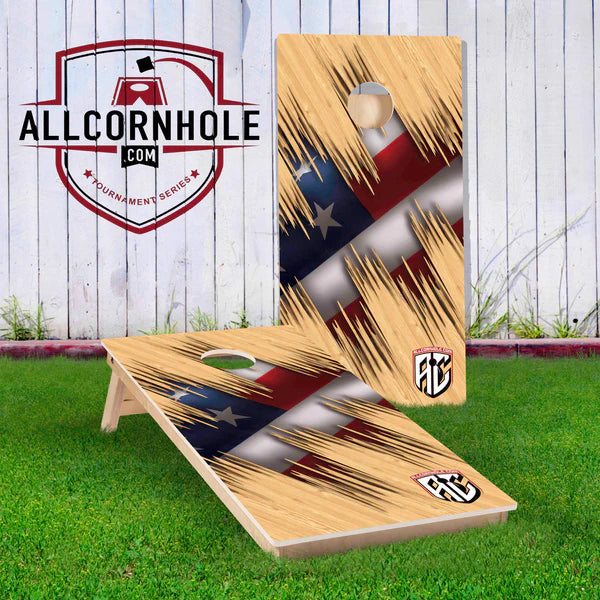 ACL Competition Boards - AllCornhole USA Comp Wood Design