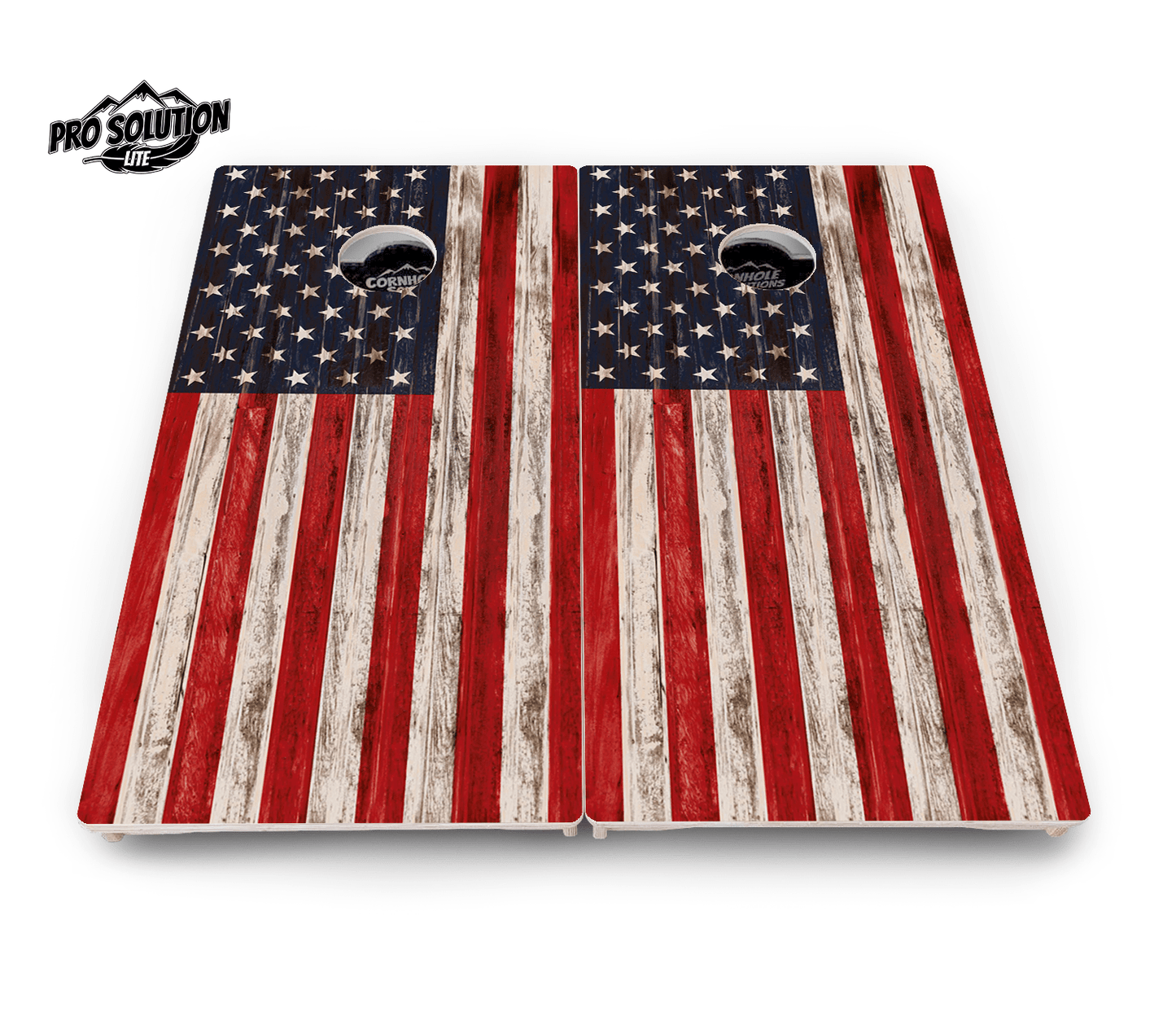Antique Flag510 Cornhole Boards - Pro Solution Lite Series