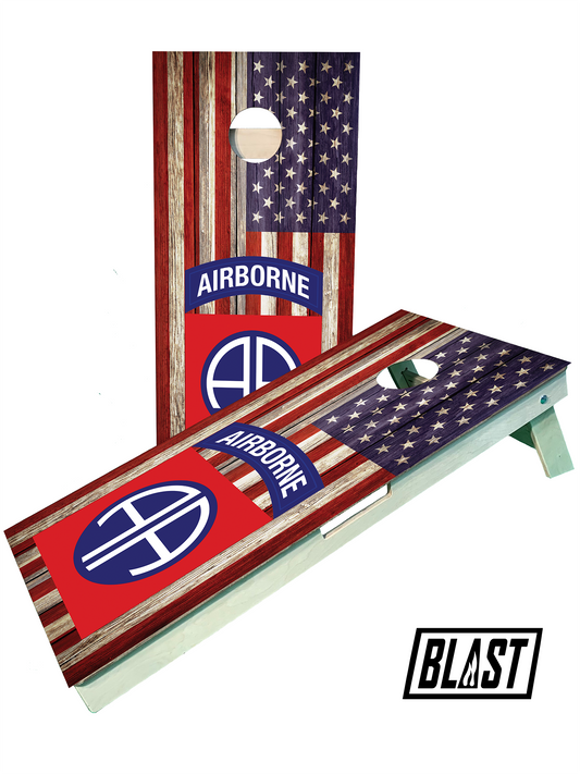 Army Airborn Military Cornhole Set