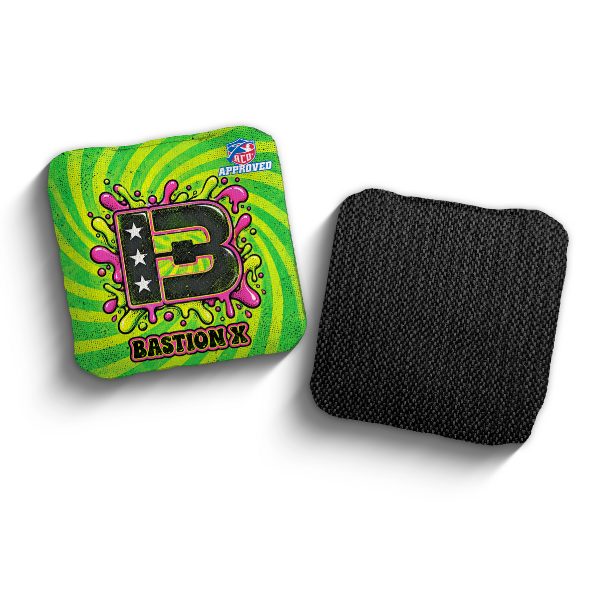 2027 Brotherhood Cornhole Bastion X Acid Slime Edition ACO Stamped Cornhole Bags