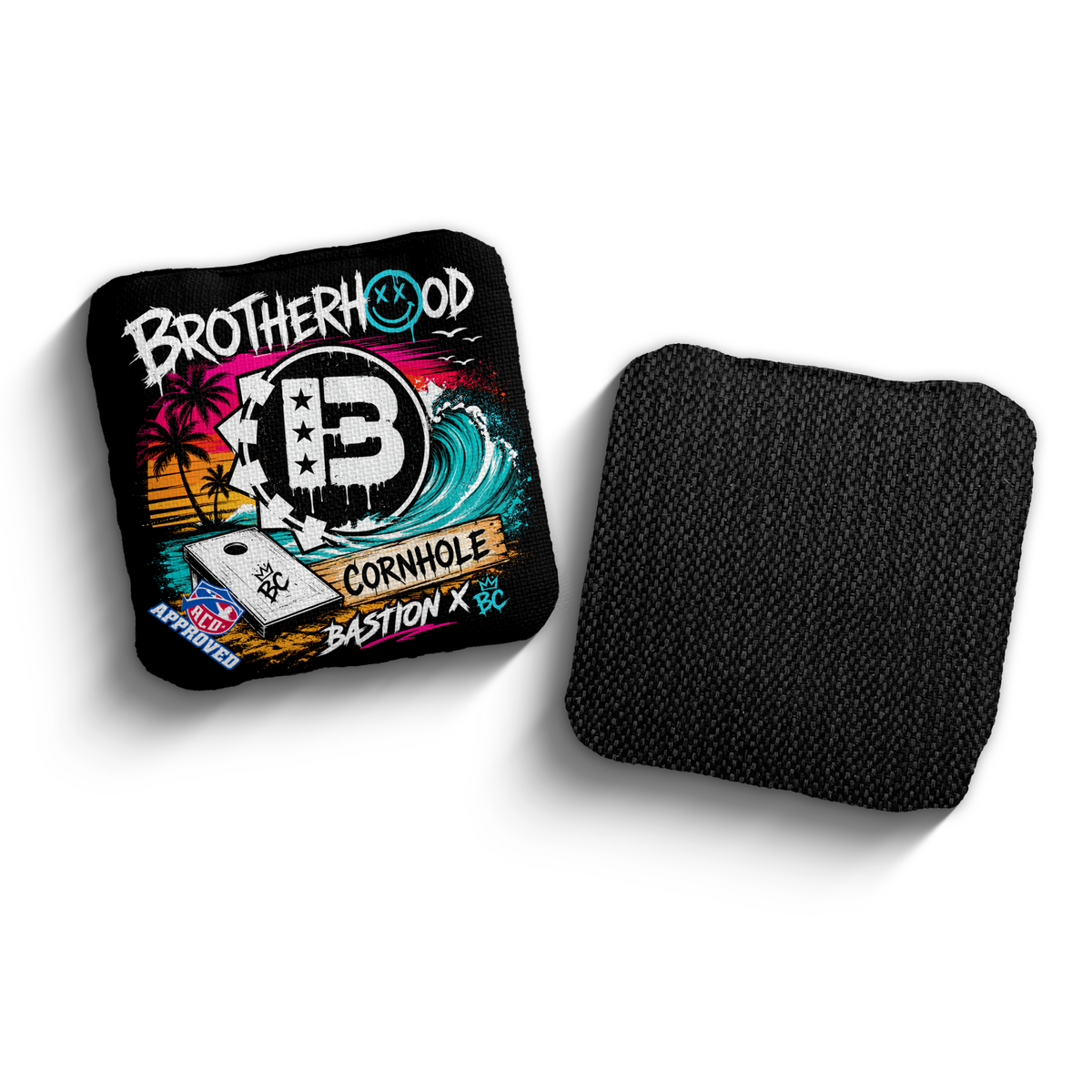 2027 Brotherhood Cornhole Bastion X Beach Punk Edition ACO Stamped Cornhole Bags