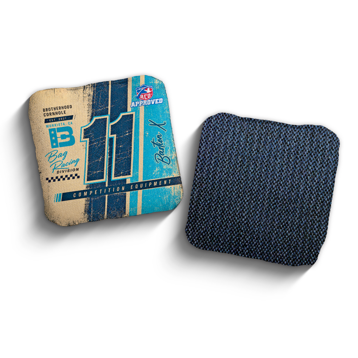 2027 Brotherhood Cornhole Bastion X Pole Position Edition ACO Stamped Cornhole Bags