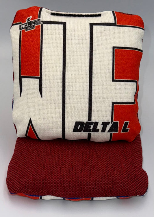 2026 WTF Delta Expanded - ACL Pro Stamped Cornhole Bags - Set of 4 bags