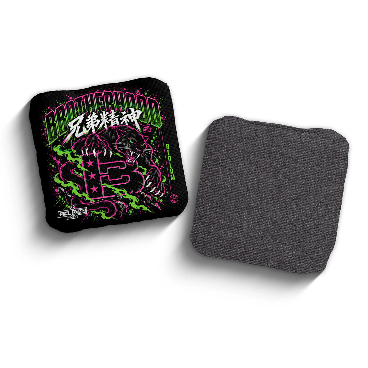 2027 Brotherhood Cornhole Bedlam Different Breed Edition ACL Comp Stamped Cornhole Bags