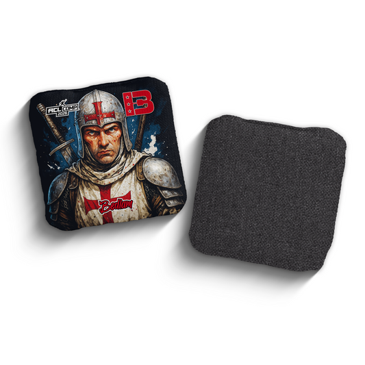 2026 Brotherhood Cornhole Bedlam Knight Edition ACL Comp Stamped Cornhole Bags