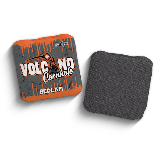 2026 Brotherhood Cornhole Bedlam Volcano Cornhole Collaboration ACL Pro Stamped Cornhole Bags