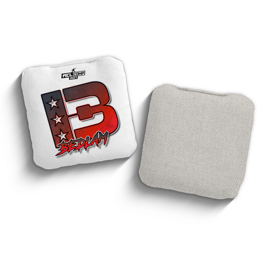 2027 Brotherhood Cornhole Bedlam Broadcast Edition ACL Comp Stamped Cornhole Bags
