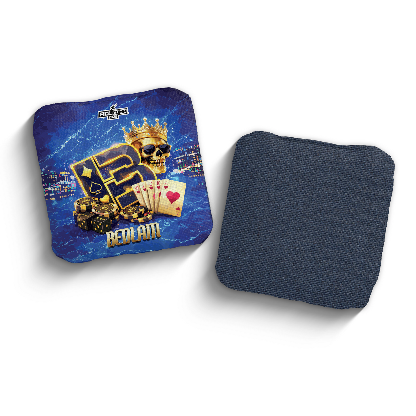 2026 Brotherhood Cornhole Bedlam High Stakes Edition ACL Comp Stamped Cornhole Bags
