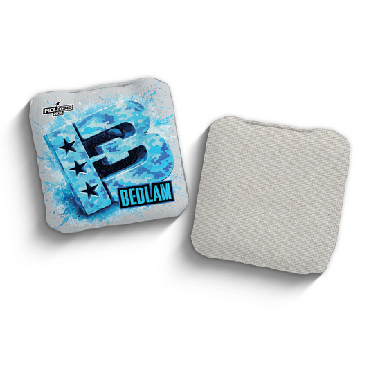 2026 Brotherhood Cornhole Bedlam 3D Camo Edition ACL Comp Stamped Cornhole Bags