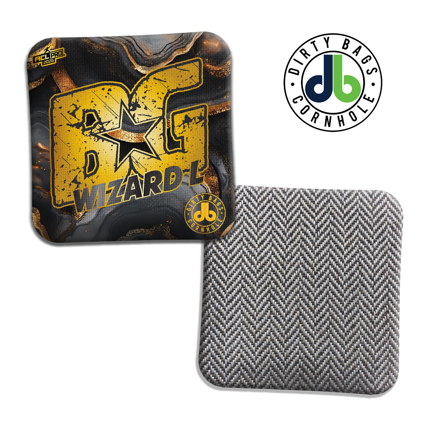 BG Cornhole Bags - Wizard L / Wizard / Sorcerer - Black Marble