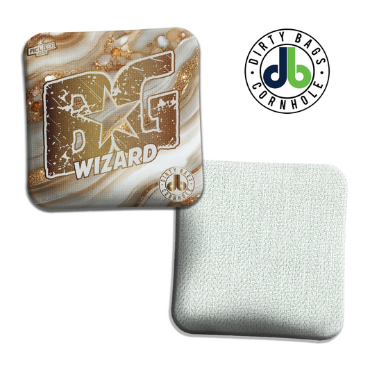 BG Cornhole Bags - Wizard L / Wizard / Sorcerer - White Marble