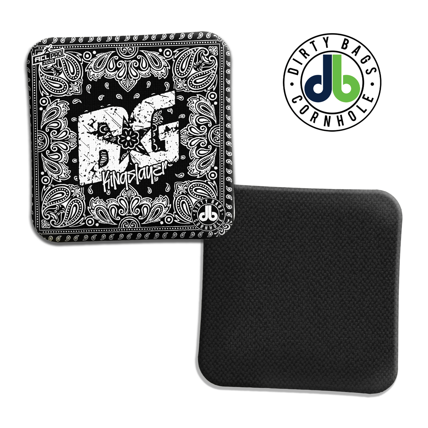 BG Cornhole Bags - Kingslayer - Black Bandana