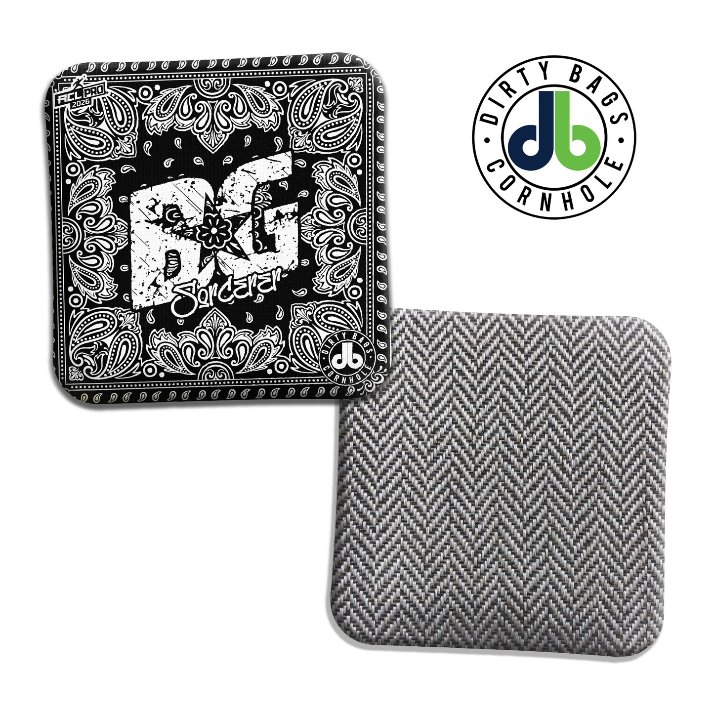 BG Cornhole Bags - Wizard L / Wizard / Sorcerer - Black Bandana