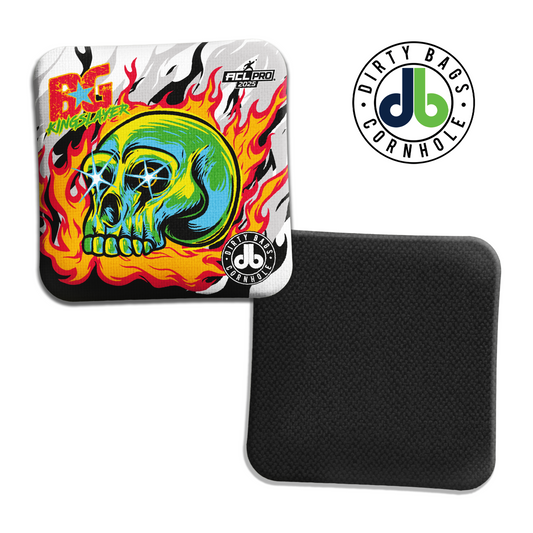 BG Cornhole Kingslayer - DB Skull and Flames