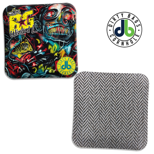 BG Cornhole Bags - Graffiti Mystery - Wizard L Wizard Sorcerer