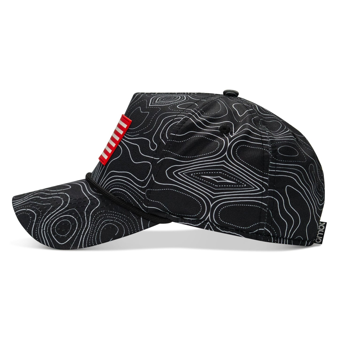 American Flag PVC Patch Waterproof Weekender Snapback