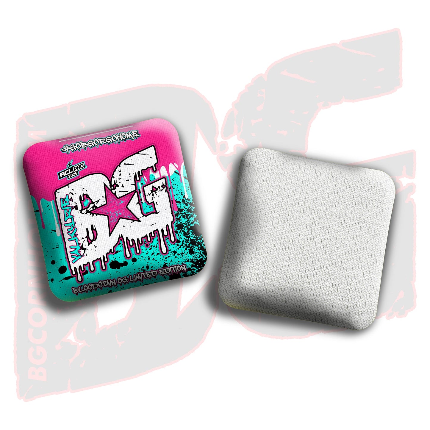 2025 Multiple Bag Models “OG Bloodstain” - ACL Pro Stamped Cornhole Bags - SET OF 4 BAGS