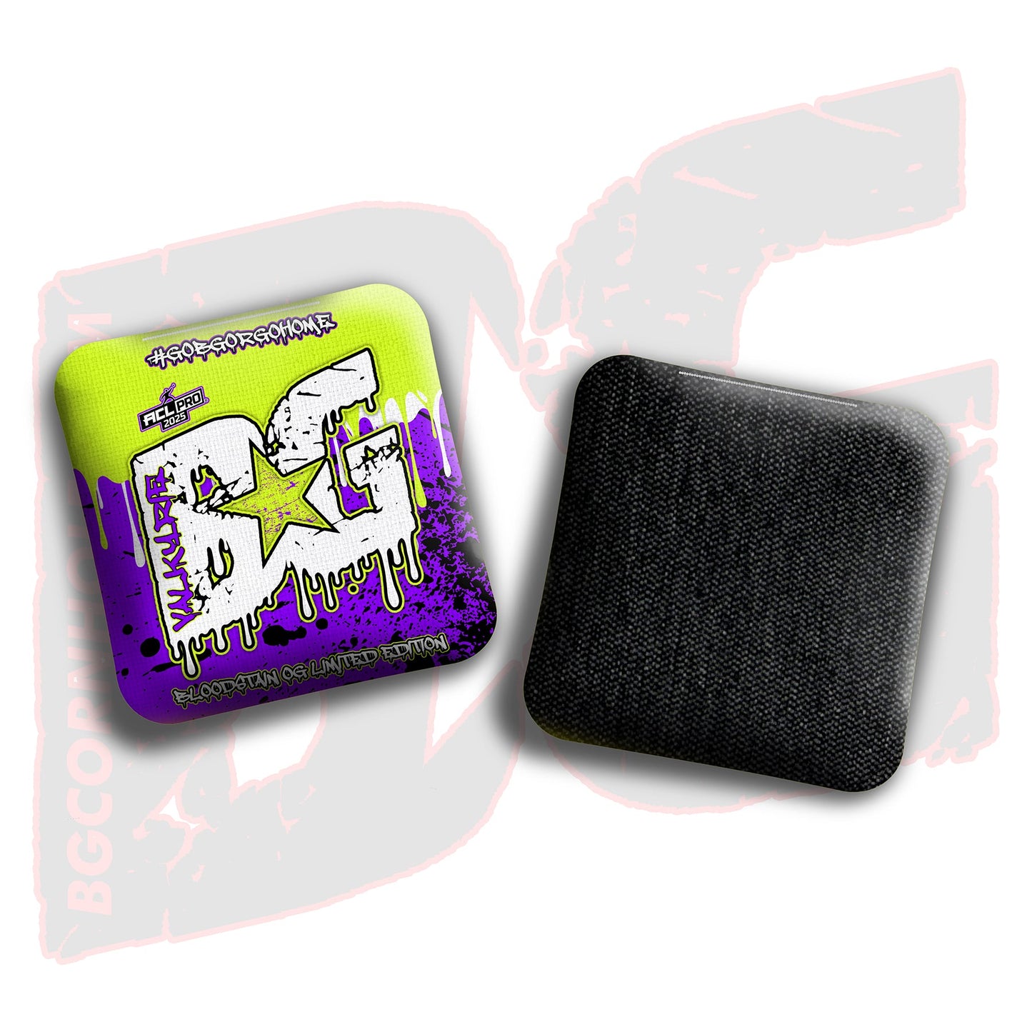 2025 Multiple Bag Models “OG Bloodstain” - ACL Pro Stamped Cornhole Bags - SET OF 4 BAGS